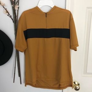 charlie brown styled cyclist shirt